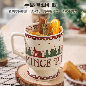 Kerst Mokken Keramische Schattige Koffiemok Unieke Vakantie Mok Met Handvat Warme Cacao Beker Perfect Voor Thee & Koffie Liefhebbers, Geschenken - Product Image 6