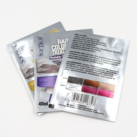 Recycler impression personnalisée en plastique laminé cheveux shampooing et après-shampooing emballage sachet sac pochette