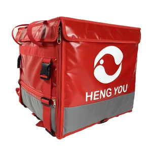 Модный водонепроницаемый термостойкий рюкзак для доставки еды с изолированной ручкой на заказ с логотипом и надписью. Крутая Доставка еды