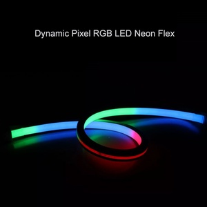 Tira de Neón Flexible de Fábrica 18x16mm IP68 Impermeable para Exteriores, Letrero LED RGB de Neón, Luz Digital Dinámica de Píxeles para Jardín - Product Image 5