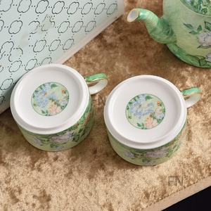 ชุดกาแฟเซรามิกรูปม้าสีส้ม ดีไซน์ทันสมัย ทนทาน เหมาะสำหรับดื่มชายามบ่าย - Product Image 5