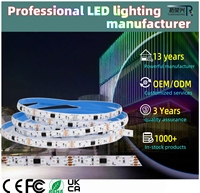 Bande LED adressable RGB DC12V TM1934 2835, 120 LED/m, ruban flexible haute densité pour décoration intérieure