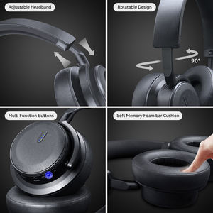 Touch Control Bluetooth Wireless Stereo Headphone Headset Earphone ANC Wireless Music Heavy Bass Noise Cancelling <span class=keywords><strong>Headphones</strong></span> - Product Image 4