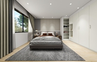 Service de design d'intérieur 3D George Flat & Apartment avec graphisme, style contemporain, garantie de 5 ans
