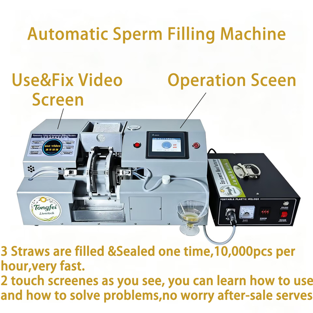 New Tongfei TFmini Veterinary Semen Freezing Machine Sperm Frozen Stainless Steel for Farm Animal Breeding with 1 Year Warranty