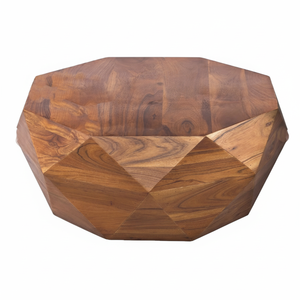 Mesa de centro de madera redonda moderna, muebles de madera natural impresionantes para el hogar, Hotel, sala de estar, escuela, mesa de centro decorativa - Product Image 1