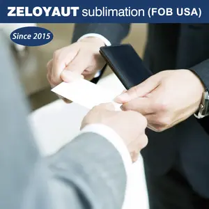 ZELOYAUT-सब्लिमेशन कस्टम मौलिकता इंड्यूकेशन व्हाइट एल्यूमिनियम बिजनेस नेम कार्ड 2024 कार्यालय के लिए