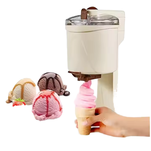 Portable Automatic Electric <b>Mini</b> Soft <b>Ice</b> Cream <b>Maker</b> with Self Cooling Function DIY Home Use 1L Capacity - Product Image 1