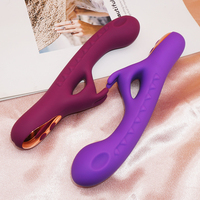 Nouveau vibrateur Rabbit rechargeable par USB, 10 vitesses, étanche, ultra-silencieux, silicone de qualité supérieure, certifié CE, pour point G et clitoris