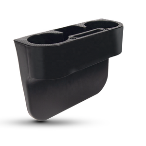 Organizador de Asiento con Portavasos Doble y Soporte para Teléfono, Universal para Autos, Material ABS, Caja de Almacenamiento para Asiento Delantero - Product Image 1