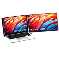 Moniteur portable professionnel IPS 15,6 pouces 1080P en gros avec interface Type-C, Plug & Play, extension double moniteur pour ordinateurs portables de 13 à 17,3 pouces