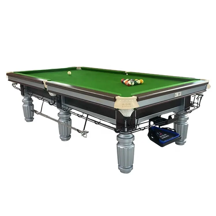 Profesyonel ve eğlence için havuz sporu için standart bilardo masa