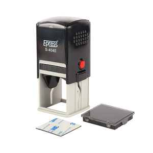 Máquina <span class=keywords><strong>de</strong></span> Fabricación <span class=keywords><strong>de</strong></span> <span class=keywords><strong>Sellos</strong></span> Cuadrados <span class=keywords><strong>de</strong></span> Plástico Universal Express, Sello <span class=keywords><strong>de</strong></span> <span class=keywords><strong>Goma</strong></span> Autoentintable <span class=keywords><strong>de</strong></span> 40x40 mm para Logotipo <span class=keywords><strong>de</strong></span> Oficina, Sello <span class=keywords><strong>de</strong></span> Marca - Product Image 2