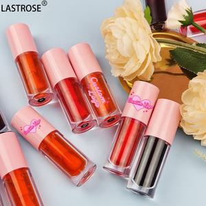 Tube de brillant à lèvres en plastique transparent emballage Transparent 9 couleurs teinte à lèvres brillant à lèvres huile pour les lèvres nourrissante avec de grandes baguettes - Product Image 1