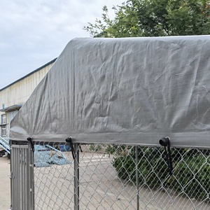 Multifunctional Metal Wire Mesh Walk in <strong>Large</strong> <strong>Dog</strong> <strong>Play</strong> <strong>Pen</strong> With Sun-proof Top - Product Image 5