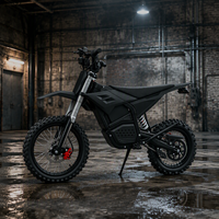 Moto électrique tout-terrain rapide M7, vitesse maximale 80 km/h, moteur à entraînement direct 60V 72V, couple de 260 Nm, batterie au lithium, vélo électrique tout-terrain pour adultes