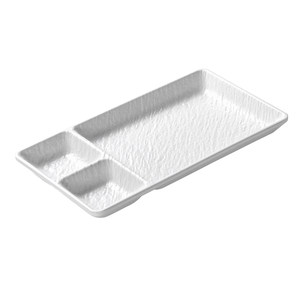 <b>Melamine</b> Tableware <b>Plates</b> Commercial White Thickened Round Hotel Restaurant Serving Plating Set - Product Image 5