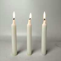 Bougies coniques en paraffine blanche de 6 pouces pour mariage et décoration intérieure