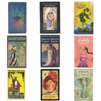 Prix Usine Abordable – Cartes de Tarot en Papier 78 Cartes (12x7cm) avec Guide, Plusieurs Styles, Impression Personnalisée en Gros