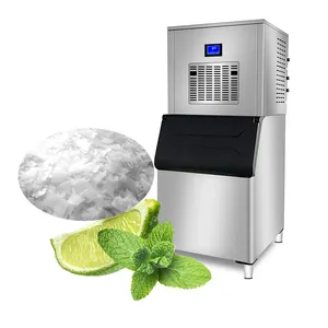 Máquina de hielo comercial en escamas, 300kg/24h, nuevo diseño a la venta