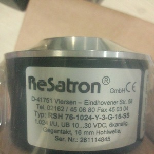 ตัวเข้ารหัสแบบ Absolut Resatron รุ่น Rsf 58 P 29 3 B W1 Ds 10 30 Vdc แกนขนาด 10 มม. - Product Image 2