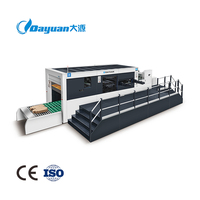 Machine de découpe automatique à plat Dayuan BHT 1650FC pour papier ondulé avec alimentation par bord de feuille et dénudage automatique