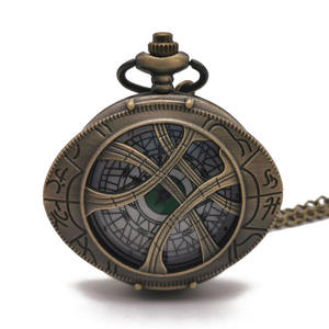 Montre de poche en acier inoxydable avec quartz, Golden Snitch de Doctor <span class=keywords><strong>Strange</strong></span>, Fullmetal Alchemist, Assassin's Creed, cadeau unique, antique - Product Image 3