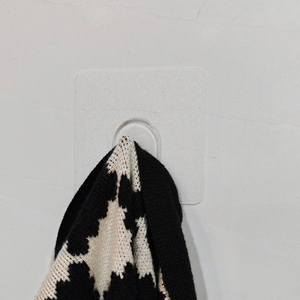 Hcpu pu gel có thể tháo rời tường nhựa móc trong suốt tự dính móc cho nhà bếp phòng tắm lưu trữ Kệ chủ dán móc - Product Image 5