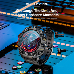 Reloj Inteligente Android 4g+64gb Pantalla Amoled de 1.508 Pulgadas Gps Nfc Videollamada Tarjeta Sim Relojes Inteligentes Appllp 2 <span class=keywords><strong>Pro</strong></span> - Product Image 6