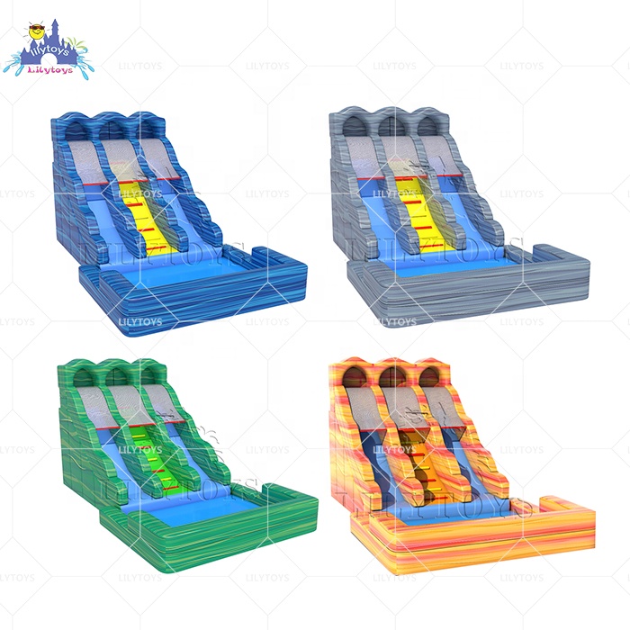 Inflatable water slide dry slide inflatable pool slide for kids and adults inflatable playground