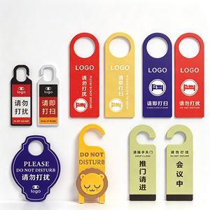 Etiqueta Colgante de Puerta Personalizada con Impresión UV, de PVC Plástico Impermeable, para Hotel, Oficina, Promoción Empresarial - Product Image 6