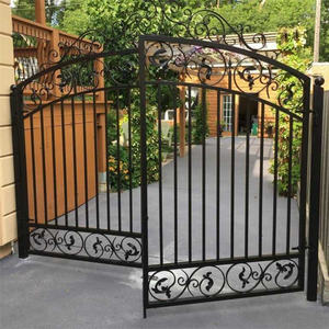 <span class=keywords><strong>Porte</strong></span> méditerranéenne en fer forgé Double <span class=keywords><strong>porte</strong></span> <span class=keywords><strong>d</strong></span>'<span class=keywords><strong>entrée</strong></span> principale extérieure pour villa Cadre <span class=keywords><strong>d</strong></span>écoratif en acier antivol avec motifs ornés - Product Image 2