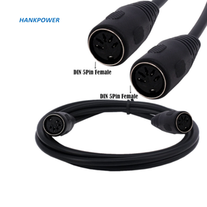 Câble <span class=keywords><strong>MIDI</strong></span> 5 broches <span class=keywords><strong>Din</strong></span> 5 broches mâle à mâle câble Audio noir 1.5M - Product Image 5
