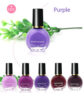 Gel UV pour estampage d'ongles 26 couleurs 10ml, huile d'impression facile à utiliser pour le nail art en salon de manucure - Product Image 5