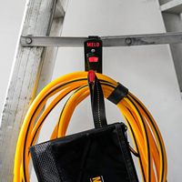 Étui à outils MELOTOUGH, étui pour perceuse sans fil / crochet simple pour ceinture à outils, rouge