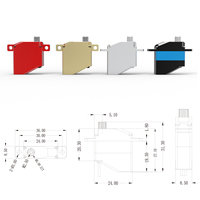 Servomoteur sans noyau 7kg.cm Snappy Torque 14g CYS S6208 à engrenages métalliques pour mini-hélicoptère et mise à niveau d'aile fixe