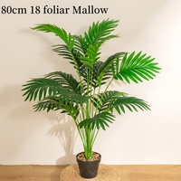 Arbres Artificiels Bonsaï d'Intérieur Plantes de Palmier en Pot Palmier Plantes Artificielles Bonsaï Tropical décorations pour la maison