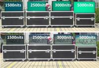 Layar LCD Outdoor EKAA 55 Inci Tanpa Kipas IP67 Kaca Tempered 4000 Nits IK10 Digital Signage Tiang Lantai untuk Kios Kopi