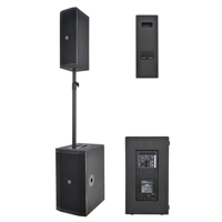 Précision Pro Audio AC46 10 pouces professionnel PA colonne haut-parleur extérieur colonne haut-parleur avec amplificateur de classe D