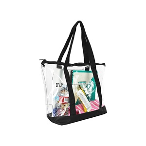Sac fourre-tout réutilisable transparent en PVC de grande taille pour femmes - Product Image 3