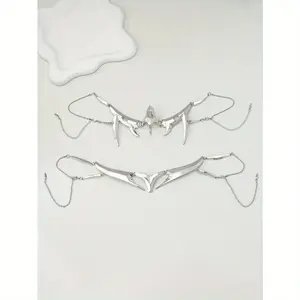 Tendenze Future personalizzate Cyberpunk orecchini a forma di vento meccanici fluidi a forma di maschera e labbro per anello in resina stampa SLA 3D lavorazione Servi - Product Image 5