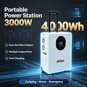 Centrale Électrique de Camping 3000W 4000Wh, Générateur Solaire Portable à Onde Sinusoïdale Pure MPPT pour Usage Domestique de Secours - Product Image 4