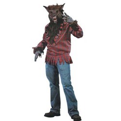 Disfraces de Halloween en Oferta, Ropa de <span class=keywords><strong>Hombre</strong></span> <span class=keywords><strong>Lobo</strong></span>, Traje de <span class=keywords><strong>Lobo</strong></span> Malvado, Disfraz de <span class=keywords><strong>Lobo</strong></span> Adulto, Cosplay de Zombi - Product Image 4