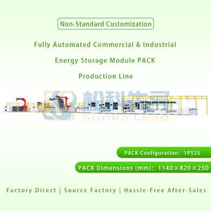 <b>Robot</b> Semi-Automatic Loading Prismatic Lithium Battery Modules PACK Line for Industrial <b>Commercial</b> Energy Storage 8-10PPM - Product Image 4