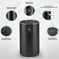 Diffuseur d'arômes électrique portable de luxe alimenté par batterie USB, sans eau, sans fil, avec écran tactile numérique pour hôtels