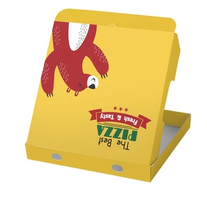 2024 gros pas cher Logo personnalisé 9 10 12 15 16 pouces <span class=keywords><strong>30X30</strong></span> 25 33 35 40 Cm emballage en <span class=keywords><strong>carton</strong></span> ondulé livraison boîte à pizza - Product Image 4