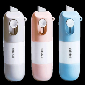 Deli JQ122 ของเหลวแก้ไขกระดาษความร้อนแบบบูรณาการขวดเดียวปากกาเขียนโค้ดเดี่ยวพร้อมที่เปิดกล่องเพื่อป้องกัน - Product Image 3