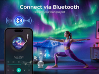 Lampu Tidur Proyektor Galaksi dengan Speaker BT, White Noise, Penenang Tidur, Lampu Suasana Langit Berbintang untuk Kamar Tidur dan Home Theater