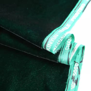 Ev Textiile 100% Polyester 200-220gsm ipek dokuma kadife kore mikro-kadife 5000 astar giysi kumaşı - Product Image 1