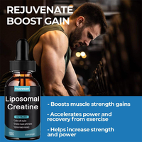 Ausreson OEM Gouttes de créatine liposomale liquide, compléments sportifs, boisson énergétique, créatine liposomale liquide pré-entraînement gratuite